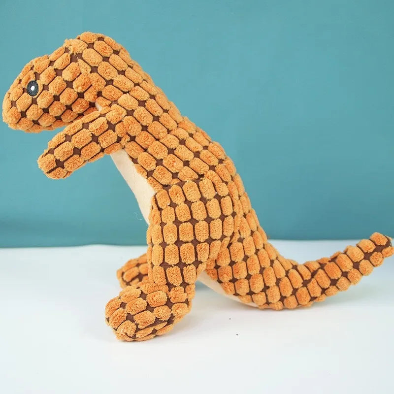 Pet Chew Toys Interactive Cartoon Animal Plush Alligator Shape Dog Sound Toy Gnawing Grinding Teeth Training Supplies