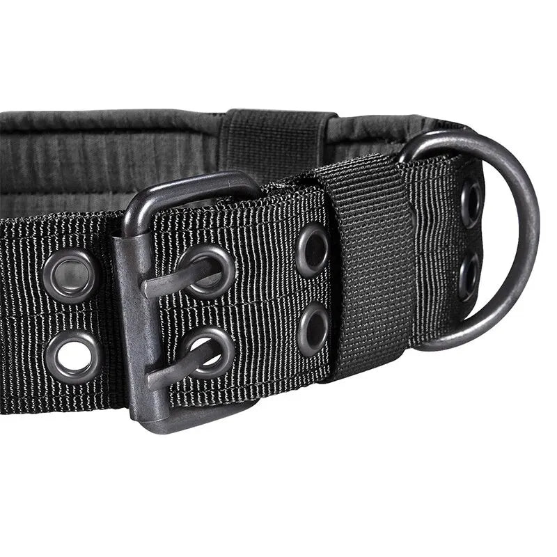 1pc Medium To Large Nylon Tactical Pet Dog Collar - Adjustable And Durable, Suitable For Medium And Large Dogs.